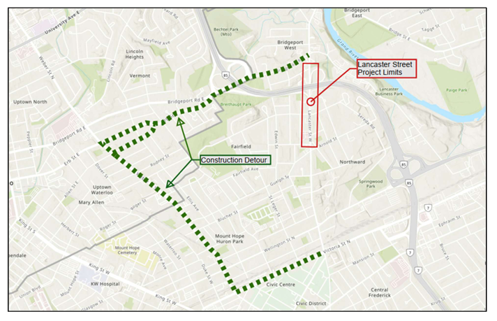 Road Closure Map